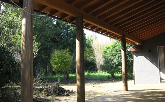 こだわりのウッドデッキ