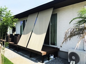 スタイルシェードで窓辺をオシャレで涼しく