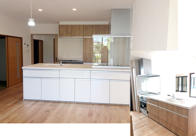 リノベーション工事で光の集まる明るい家に